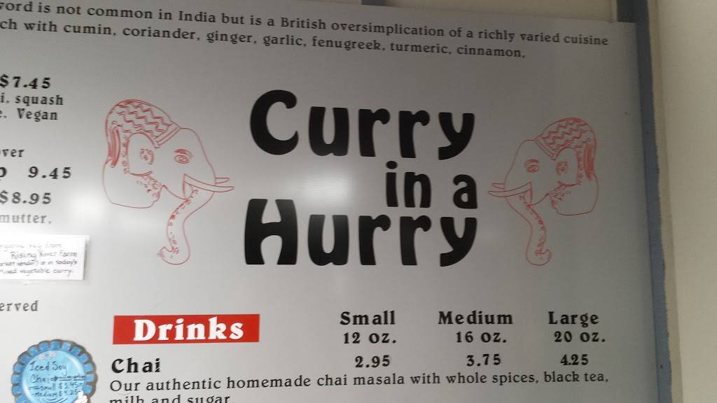 Curry In A Hurry | restaurant | 700 Capitol Way N, Olympia, WA 98501, USA | 3603529096 OR +1 360-352-9096