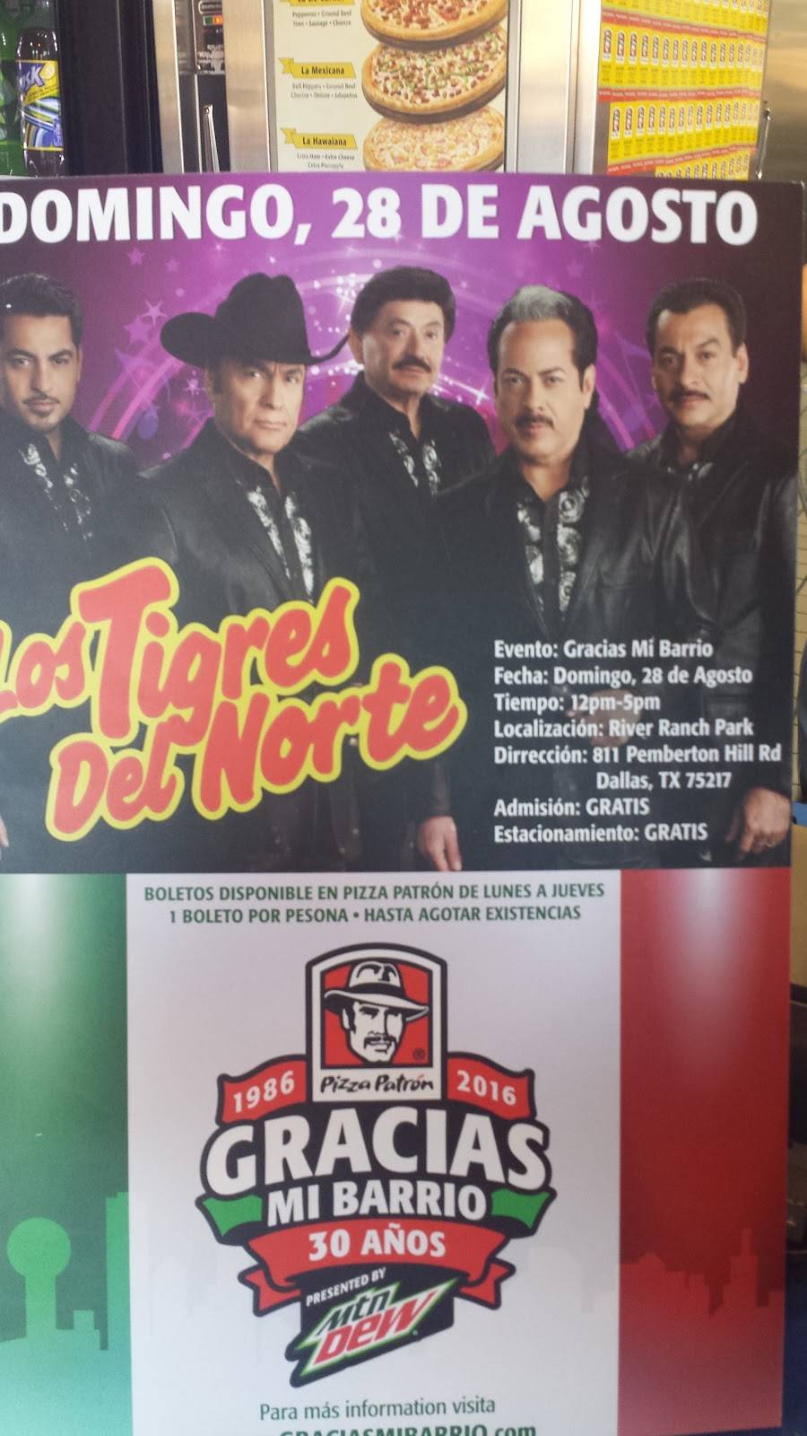 Pizza Patron | meal takeaway | 2519 S Hampton Rd, Dallas, TX 75224, USA | 2146239220 OR +1 214-623-9220