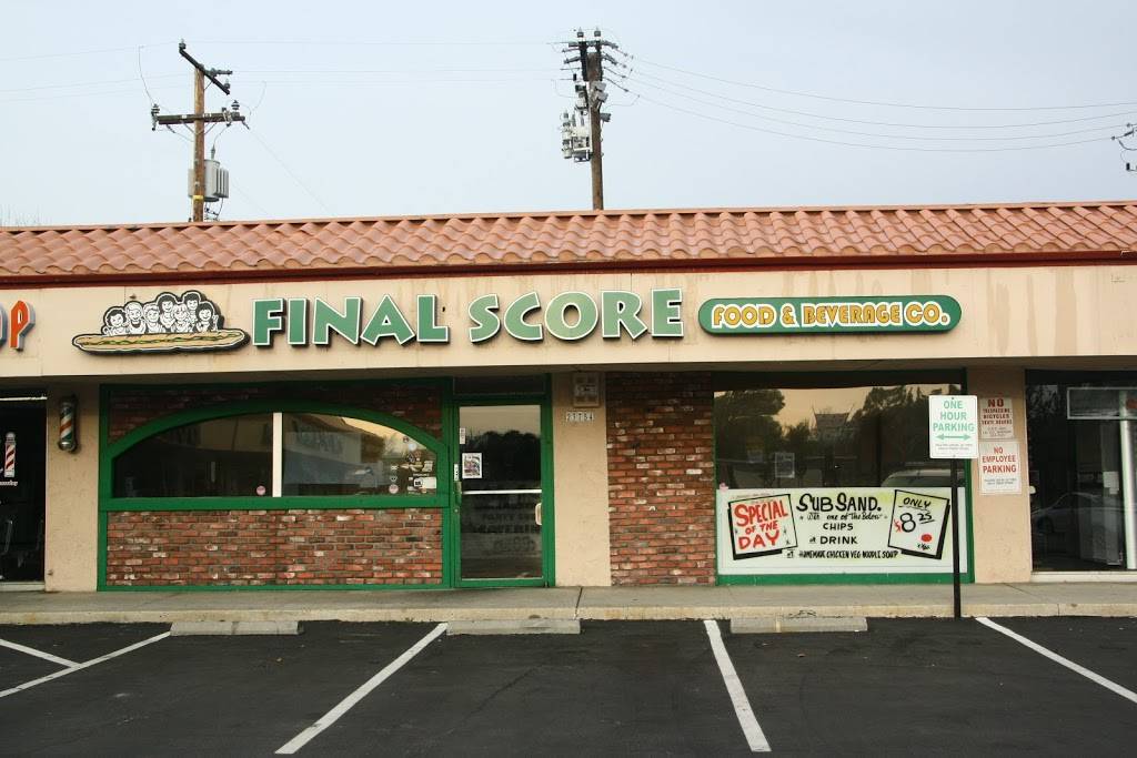 Final Score Food and Beverage | meal takeaway | 23754 Lyons Ave, Santa Clarita, CA 91321, USA | 6612546557 OR +1 661-254-6557