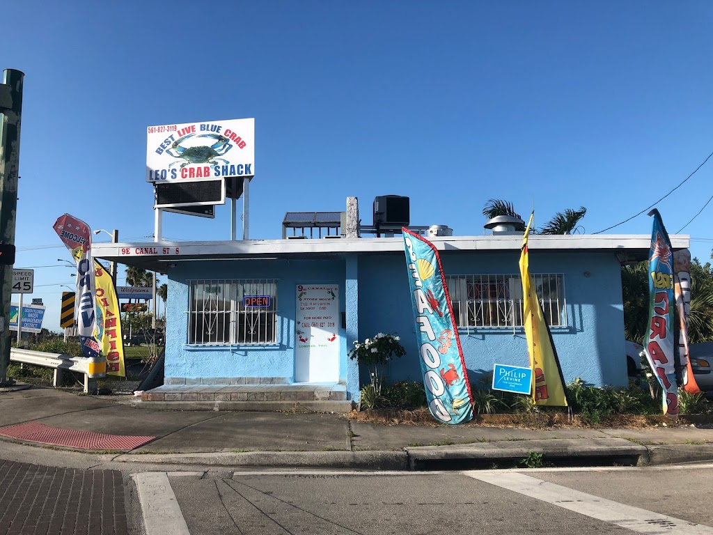 Leos Crab Shack | restaurant | 9E E Canal St S, Belle Glade, FL 33430, USA | 5619838408 OR +1 561-983-8408