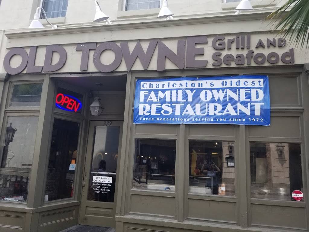 Old Towne Grill and Seafood | restaurant | 229 King St, Charleston, SC 29401, USA | 8437238170 OR +1 843-723-8170