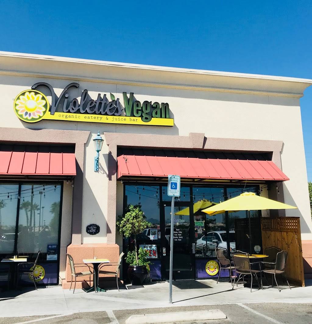 Violettes Vegan Cafe & Organic Juice Bar | restaurant | 8560 W Desert Inn Rd, Las Vegas, NV 89117, USA | 7026850466 OR +1 702-685-0466