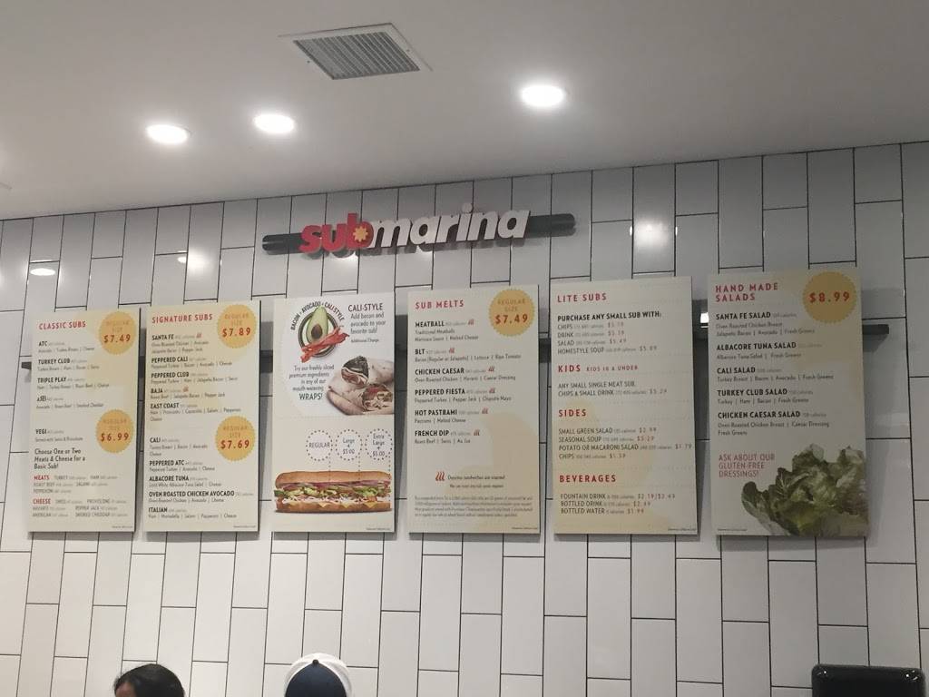 Submarina California Subs Rancho Bernardo | restaurant | 17090 Bernardo Center Dr Suite 126, San Diego, CA 92128, USA | 8585246120 OR +1 858-524-6120