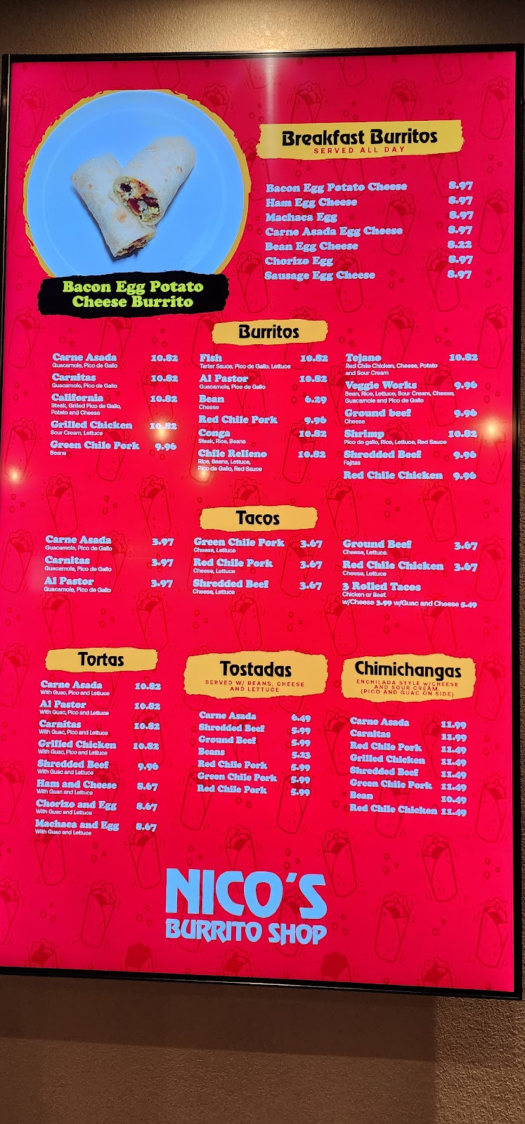 Nicos Burrito Shop | restaurant | 5121 E Grant Rd, Tucson, AZ 85712, USA | 5203234489 OR +1 520-323-4489