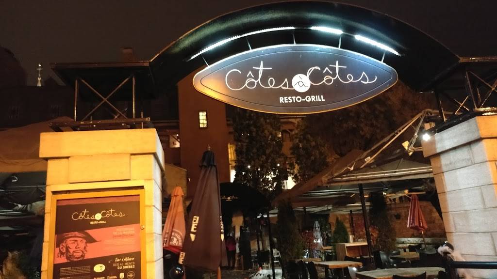 Côtes à Côtes Resto-Grill | restaurant | 21 Rue Sous le Fort, Québec, QC G1K 4G6, Canada | 4186925151 OR +1 418-692-5151