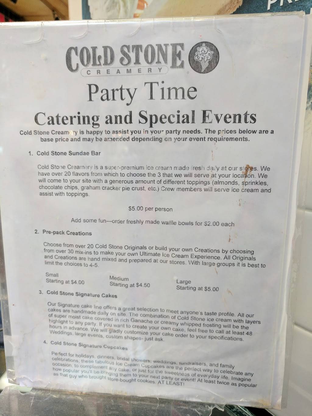 Cold Stone Creamery | bakery | 426 Great Mall Dr, Milpitas, CA 95035, USA | 4089358552 OR +1 408-935-8552