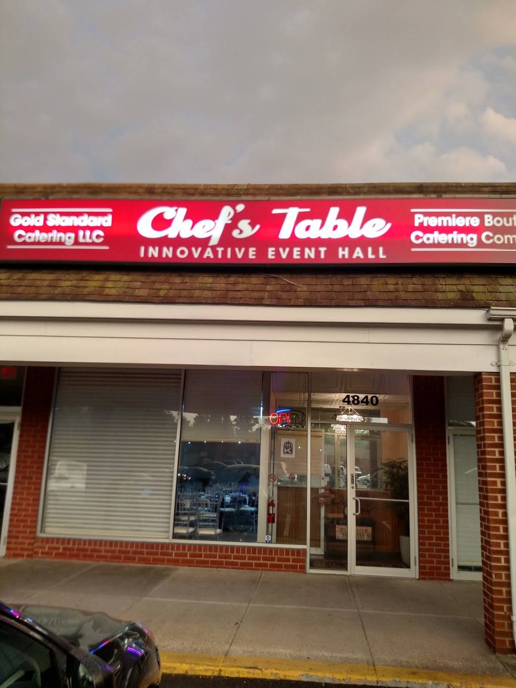 Chefs Table/ Gold Standard Catering | restaurant | 4840 Boiling Brook Pkwy, North Bethesda, MD 20852, USA | 3017701496 OR +1 301-770-1496
