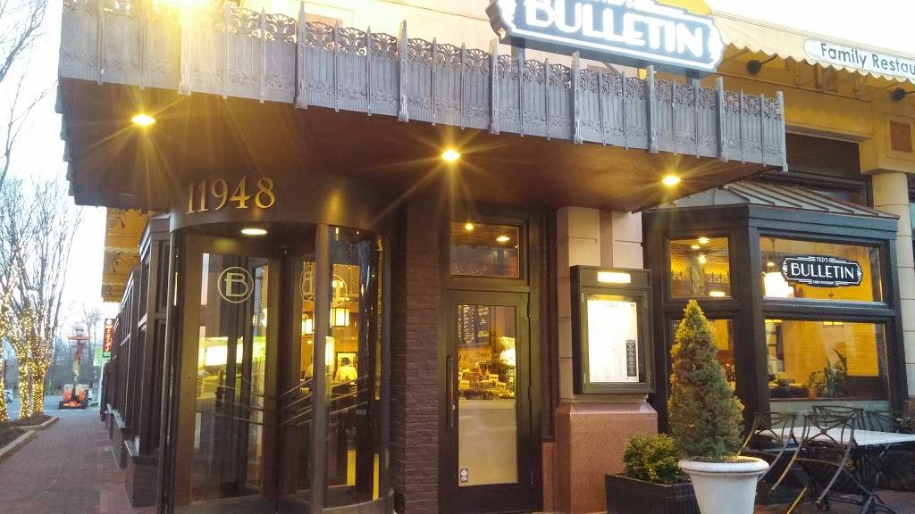 Teds Bulletin | cafe | 11948 Market St, Reston, VA 20190, USA | 7039569510 OR +1 703-956-9510