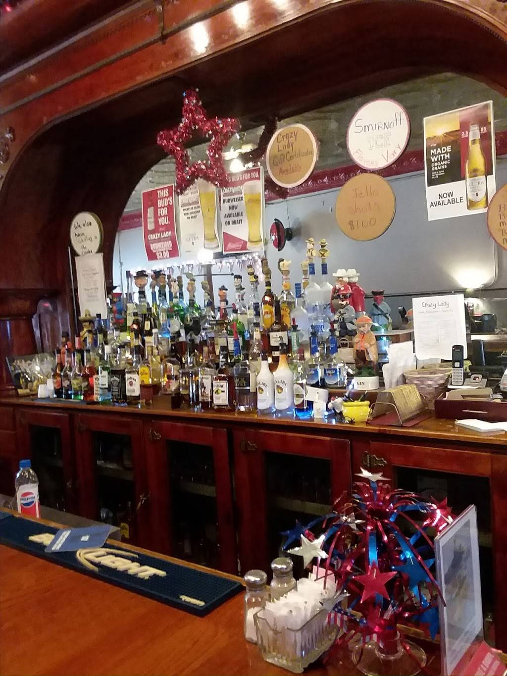 Crazy Lady Restaurant & Bar | restaurant | 1116, 128 E Lima St, Forest, OH 45843, USA | 4192733094 OR +1 419-273-3094