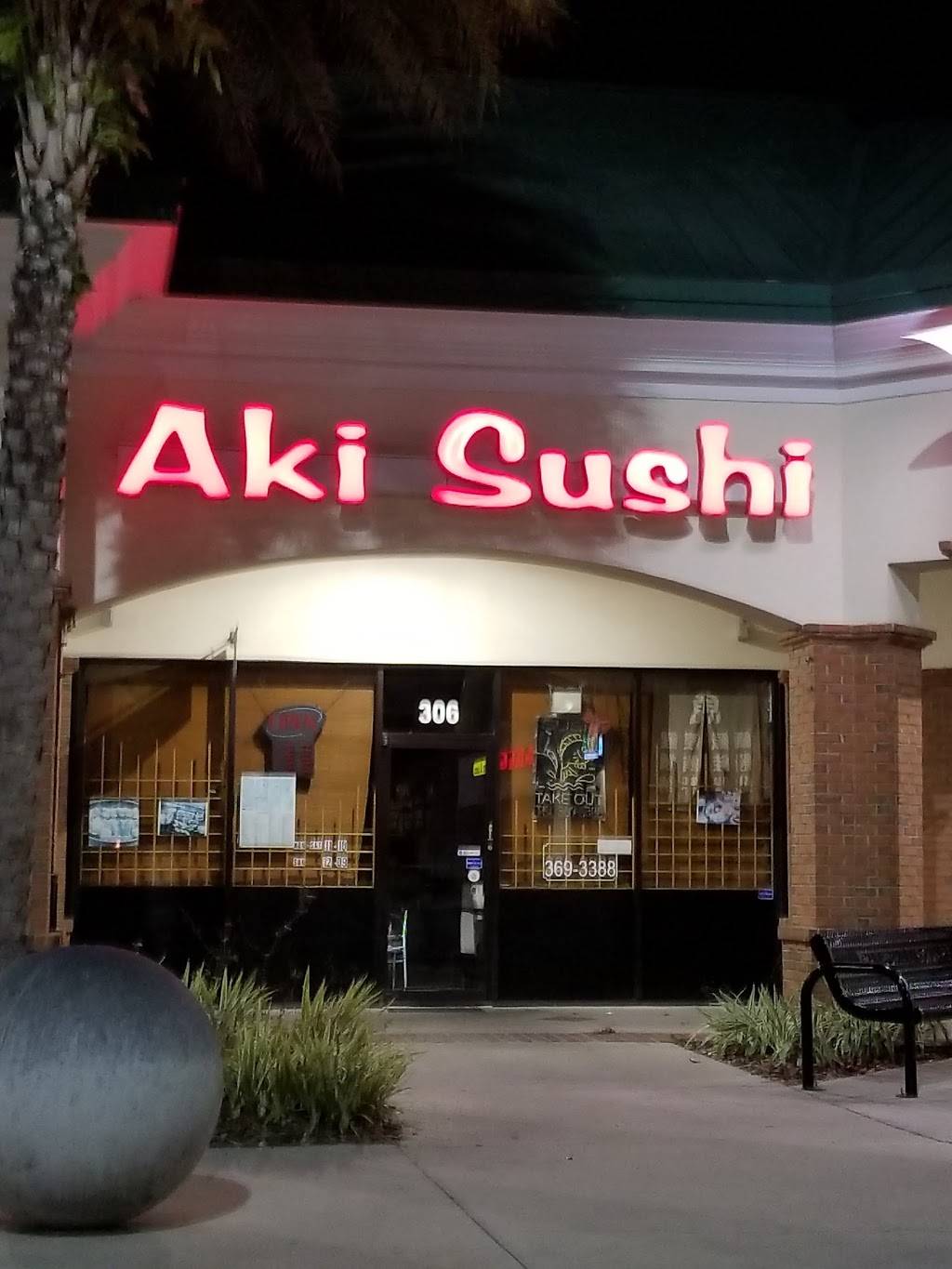 Aki Sushi | restaurant | 303 SE 17th St, Ocala, FL 34471, USA | 3523693388 OR +1 352-369-3388