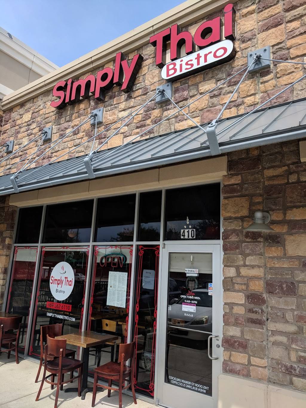 Simply Thai Bistro | restaurant | 4150 Legacy Dr #410, Frisco, TX 75034, USA | 4693626110 OR +1 469-362-6110