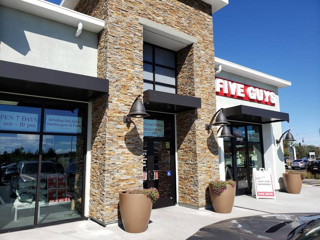 Five Guys | restaurant | 28529 Hesperian Blvd, Hayward, CA 94545, USA | 5107800661 OR +1 510-780-0661