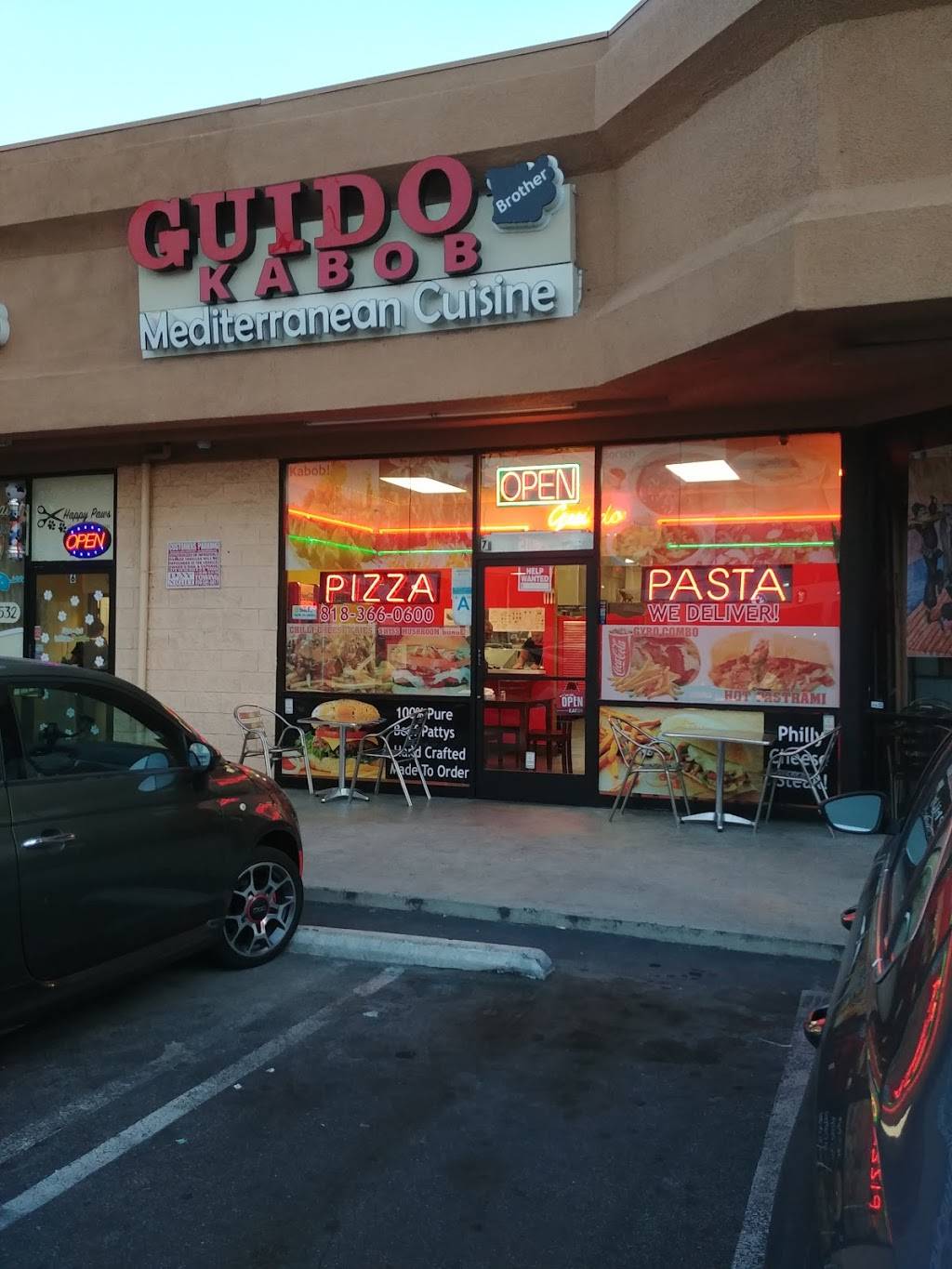 Guido Brother Mediterranean Cuisine | restaurant | 16156 San Fernando Mission Blvd, Granada Hills, CA 91344, USA | 8183660600 OR +1 818-366-0600