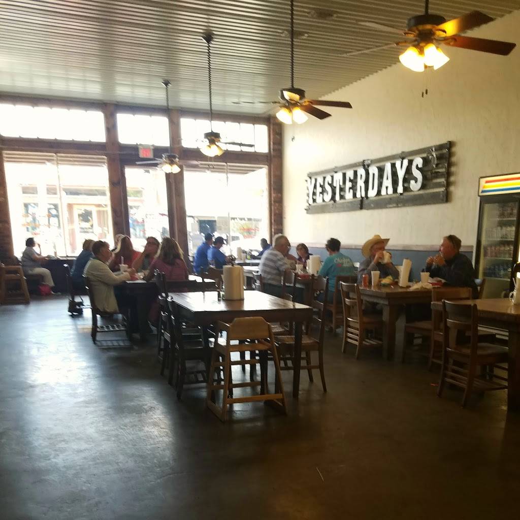 Yesterdays Sandwich Shop | restaurant | 201 N Main St, Weatherford, TX 76086, USA | 8175993903 OR +1 817-599-3903