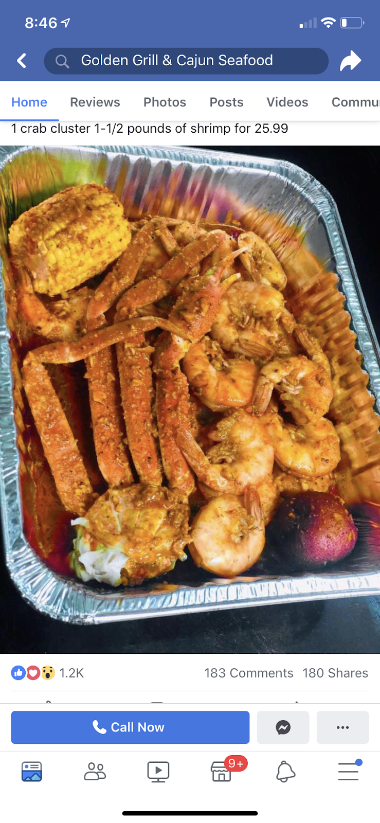 Golden grill & Cajun seafood | restaurant | 444 Maryland Ave W, St Paul, MN 55117, USA | 6514874017 OR +1 651-487-4017