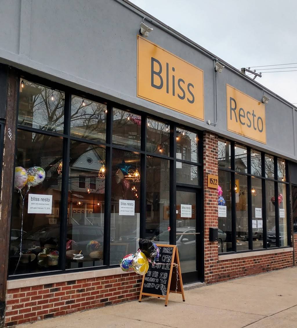 Bliss Resto | restaurant | 1522 W Montrose Ave, Chicago, IL 60613, USA | 7736541998 OR +1 773-654-1998