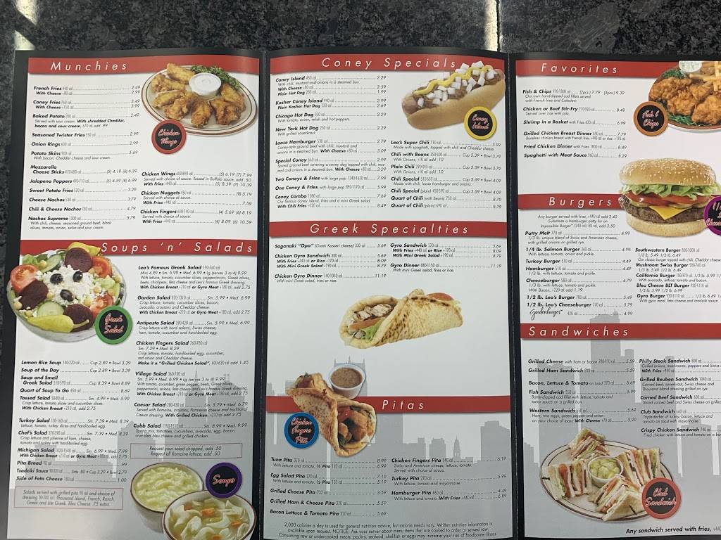 Leos Coney Island Express | restaurant | 17151 Eight Mile Rd, Detroit, MI 48235, USA | 3136462060 OR +1 313-646-2060