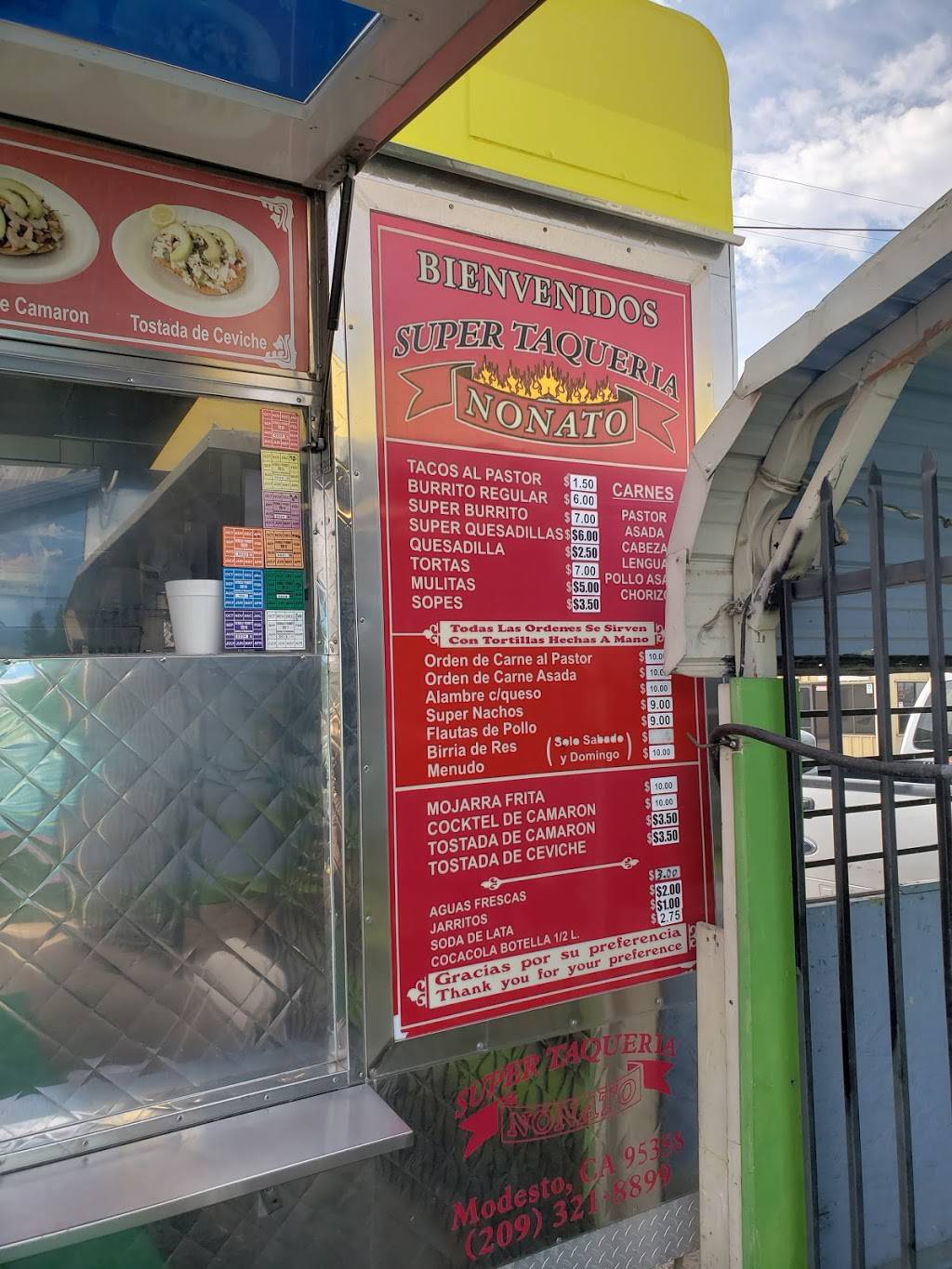 Nonatos Super Taqueria | restaurant | 1117 Crows Landing Rd, Modesto, CA 95351, USA | 2093218899 OR +1 209-321-8899