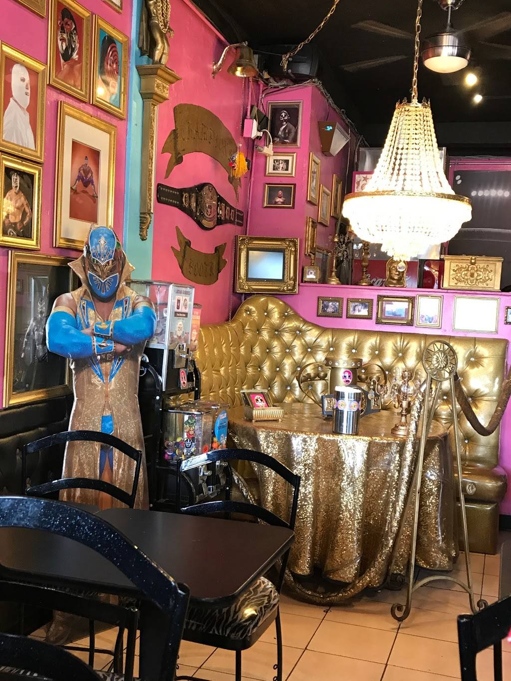 Lucha Libre Taco Shop | restaurant | 1810 W Washington St, San Diego, CA 92103, USA | 6192968226 OR +1 619-296-8226