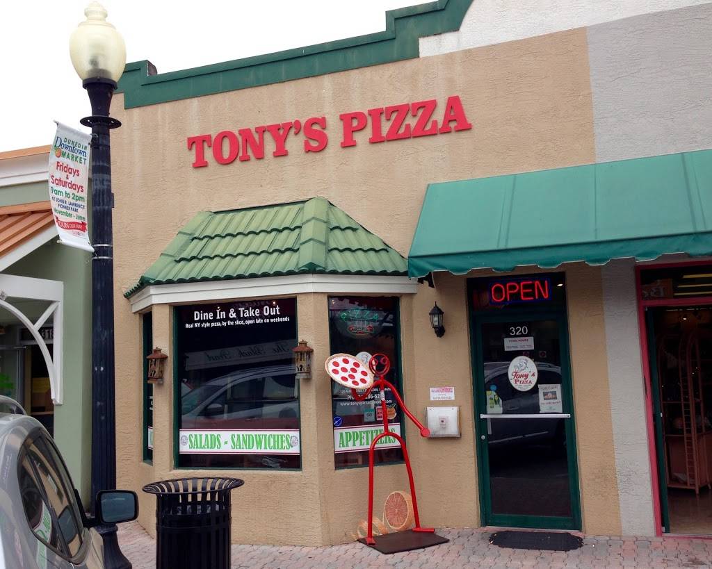 Tonys Pizza | meal takeaway | 320 Main St, Dunedin, FL 34698, USA | 7272866242 OR +1 727-286-6242