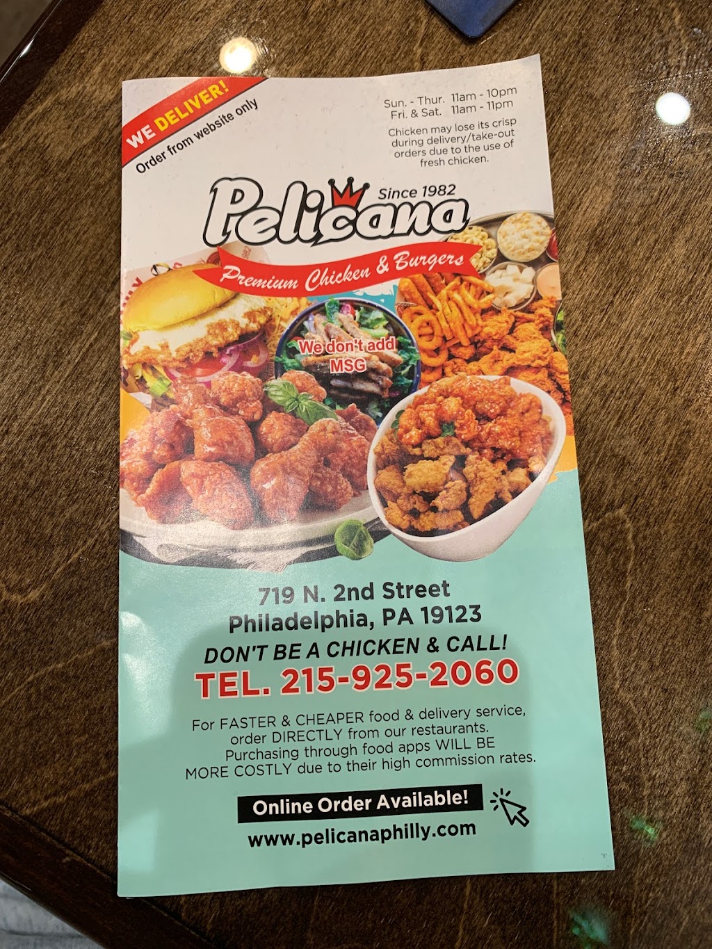 Pelicana Northern Liberties | restaurant | 719 N 2nd St, Philadelphia, PA 19123, USA | 2159252060 OR +1 215-925-2060