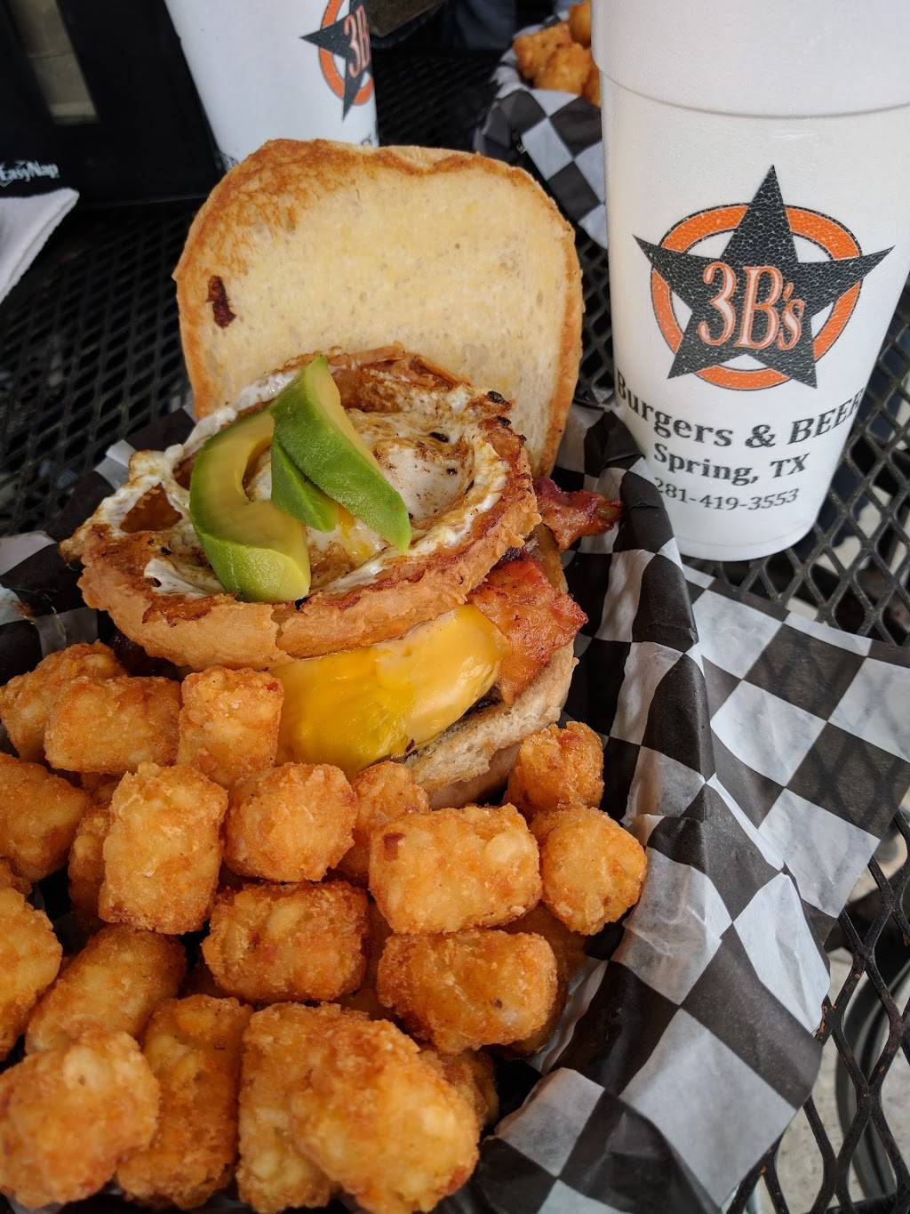 3Bs Burgers & Beer | restaurant | 466 Rayford Rd #107, Spring, TX 77386, USA | 2814193553 OR +1 281-419-3553
