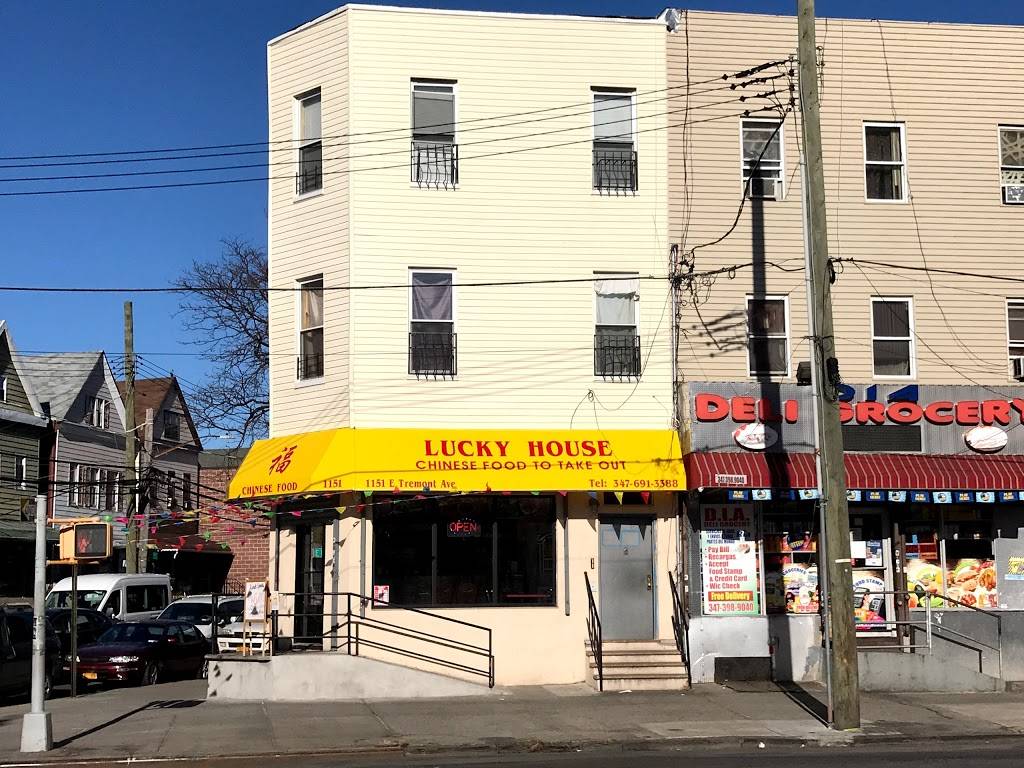 Lucky House | restaurant | 1151 E Tremont Ave, Bronx, NY 10460, USA | 3476913388 OR +1 347-691-3388