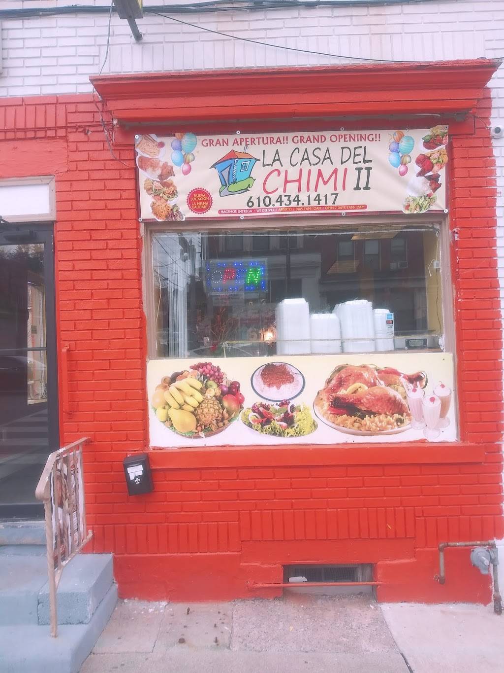 La Casa Del Chimi II | restaurant | 147 N 7th St, Allentown, PA 18101, USA | 6104341417 OR +1 610-434-1417