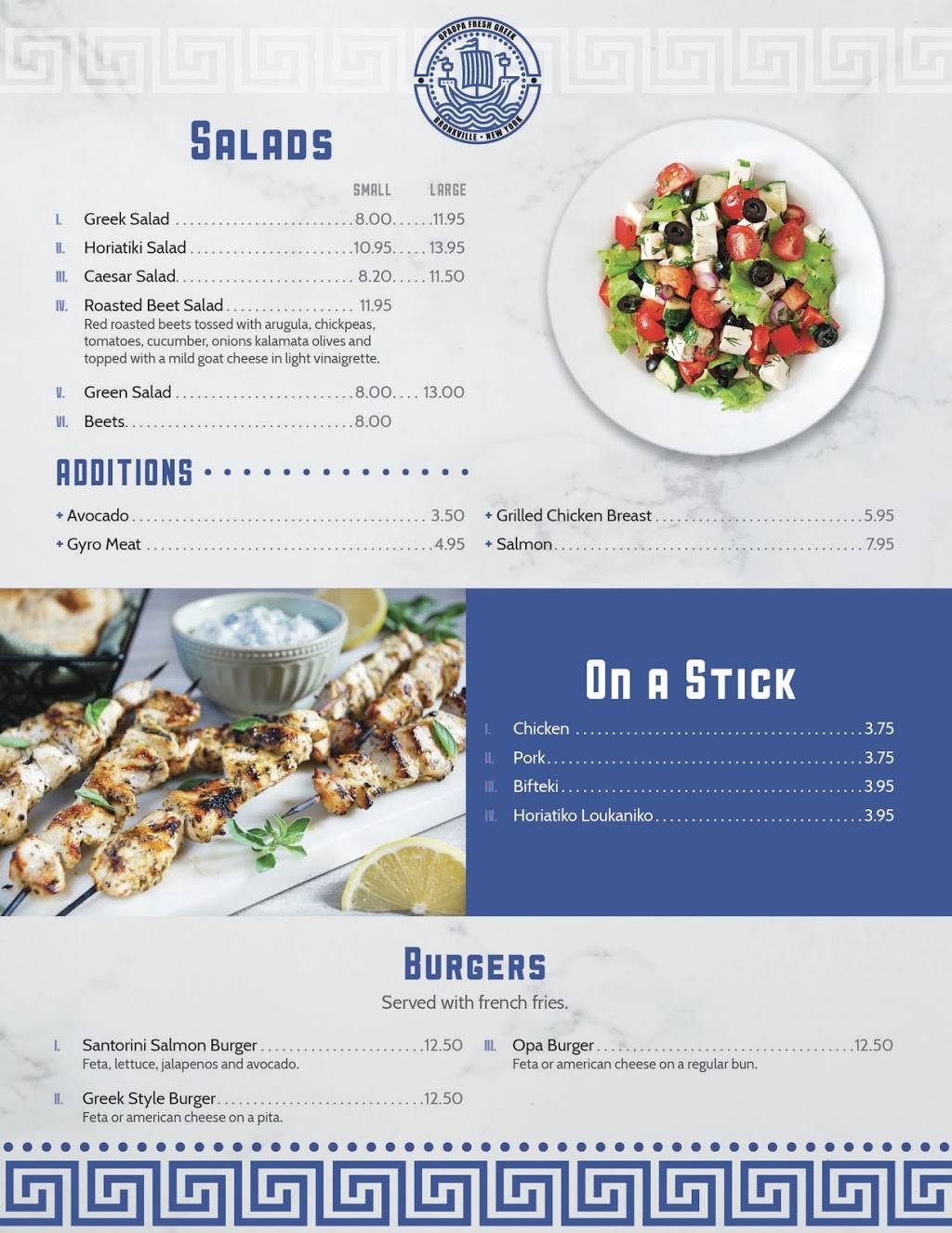 OpaOpa Fresh Greek | restaurant | 116 Pondfield Rd, Bronxville, NY 10708, USA | 9146008129 OR +1 914-600-8129