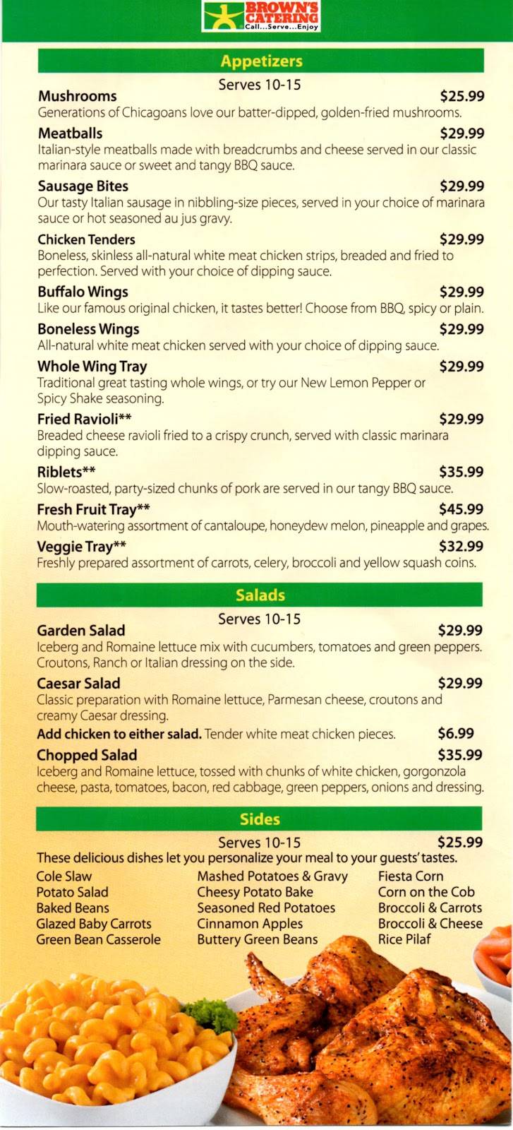 Browns Chicken & Pasta | restaurant | 21120 South La Grange Road, Frankfort, IL 60423, USA | 8154694433 OR +1 815-469-4433