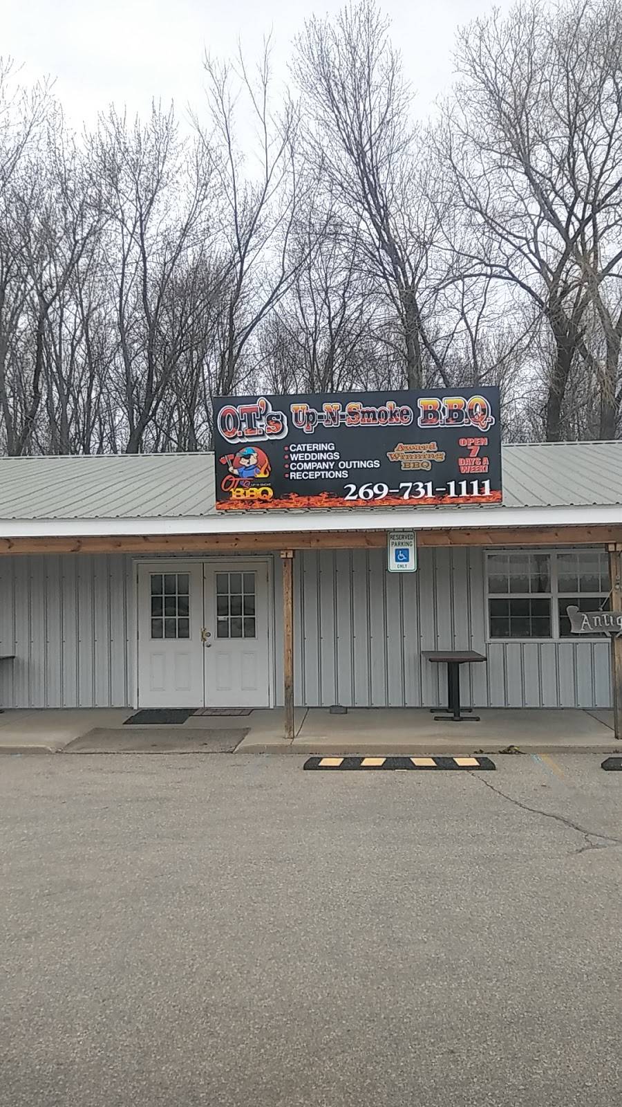 O.Ts Up-n-smoke Bbq | restaurant | 501 E Michigan Ave, Augusta, MI 49012, USA | 2697311111 OR +1 269-731-1111
