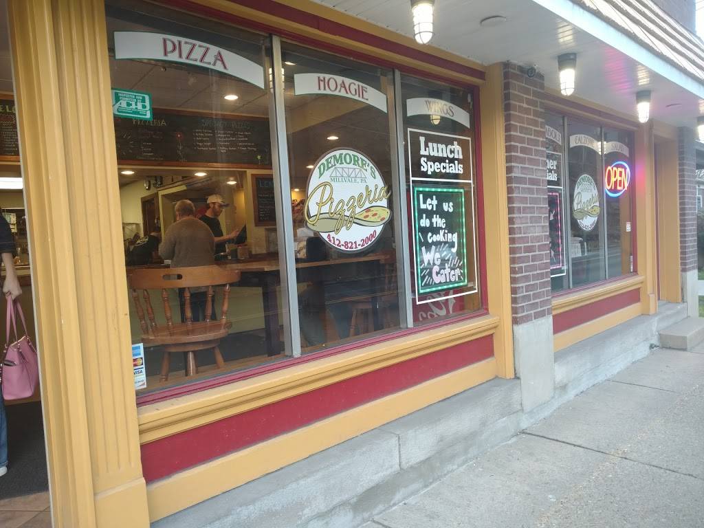 DeMores Pizzeria | restaurant | 1256 Evergreen Rd, Pittsburgh, PA 15209, USA | 4128212000 OR +1 412-821-2000