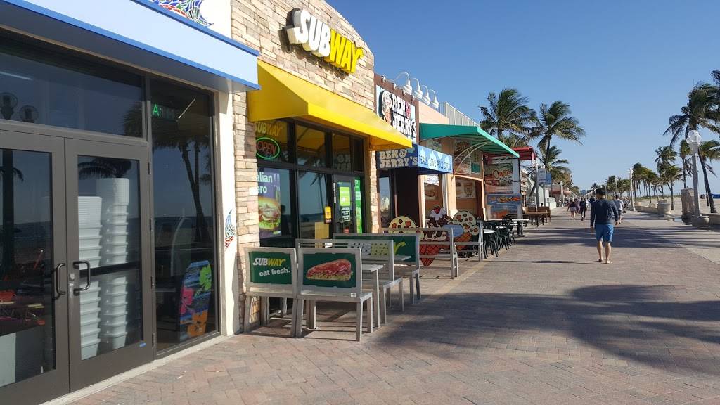 Subway | restaurant | 1201 N Broadwalk, Hollywood, FL 33019, USA | 9549297827 OR +1 954-929-7827