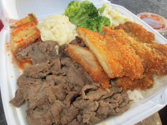 J Hawaiian BBQ & Noodle soup | restaurant | 1150 El Camino Real #194, San Bruno, CA 94066, USA | 6507638950 OR +1 650-763-8950