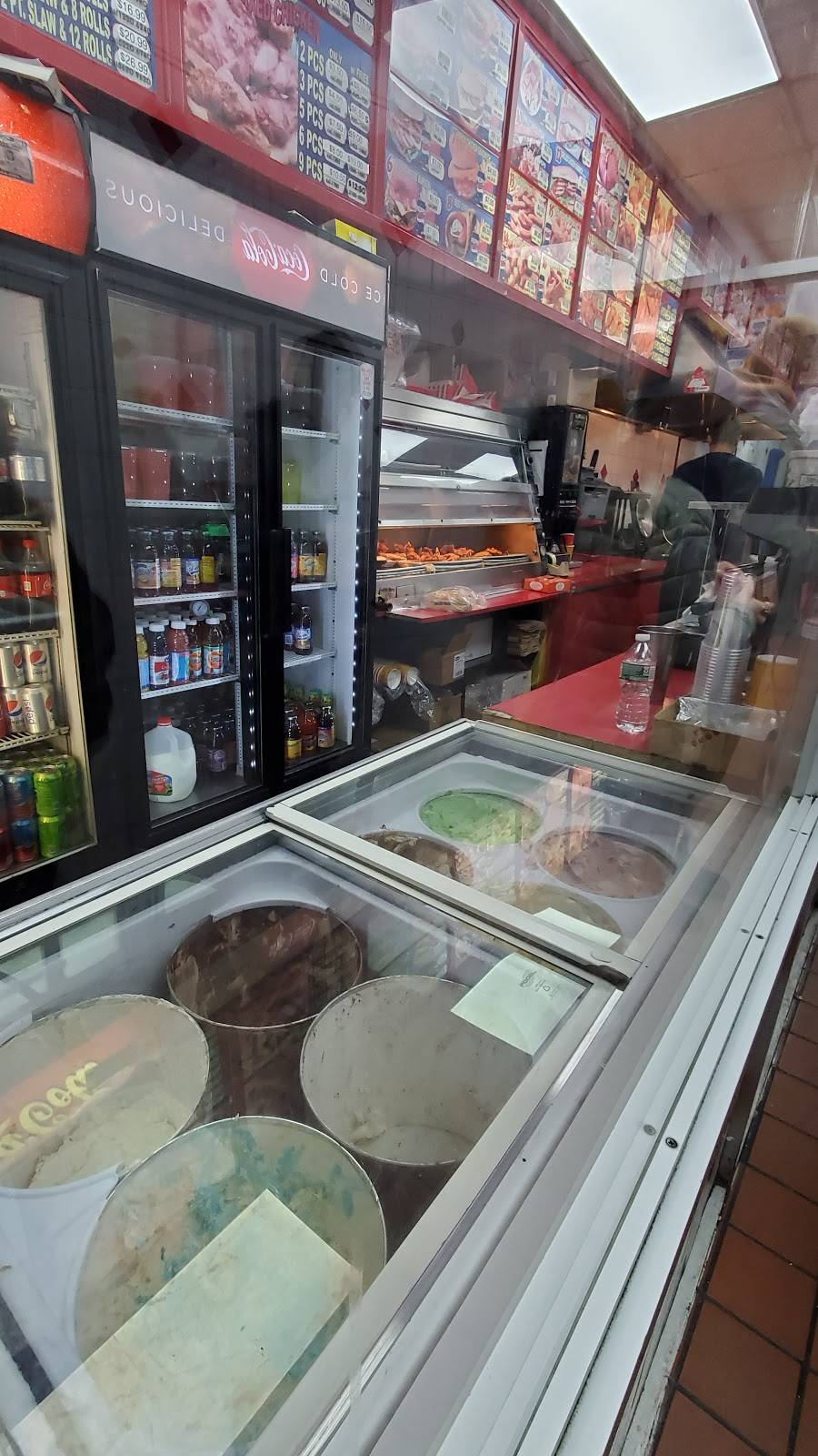 Crown Fried Chicken | meal delivery | 229 Malcolm X Blvd, Brooklyn, NY 11233, USA | 7184552100 OR +1 718-455-2100