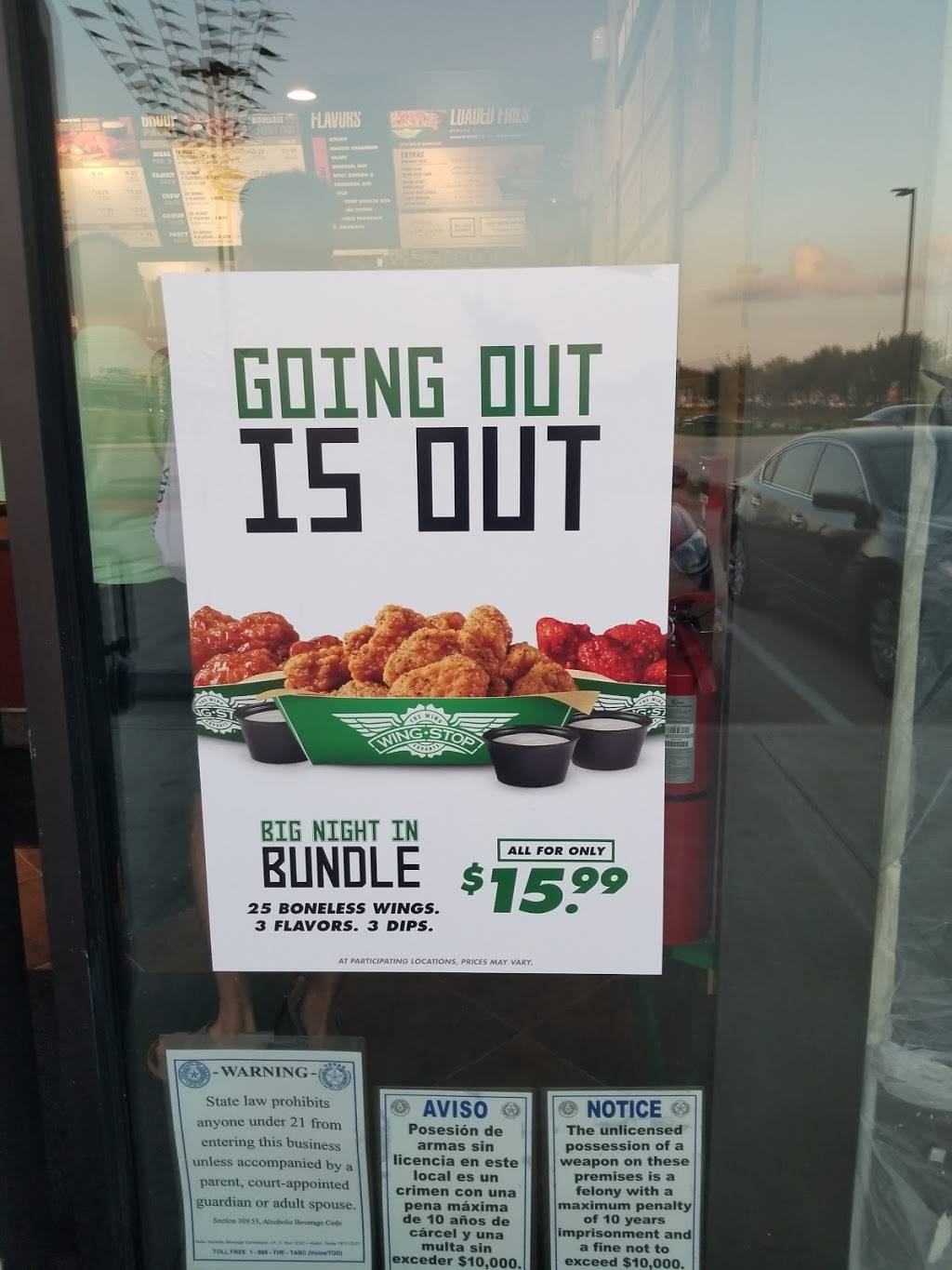 Wingstop | restaurant | 5400 Pointe W Cir, Richmond, TX 77469, USA | 8329909464 OR +1 832-990-9464