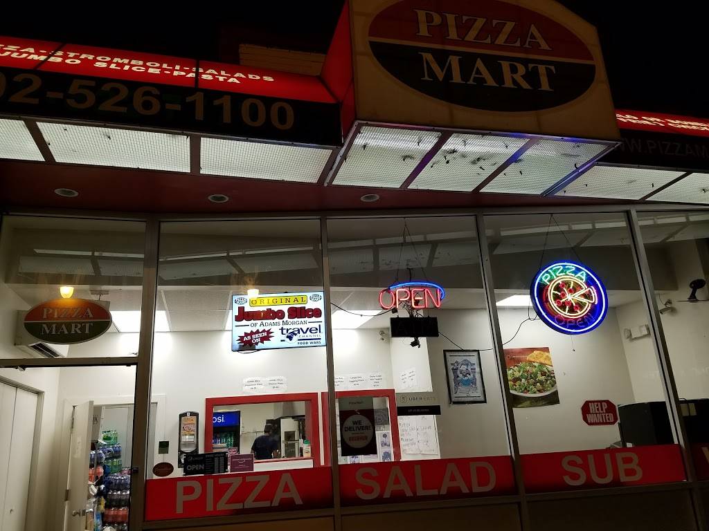 Pizza Mart | restaurant | 3524 12th St NE, Washington, DC 20017, USA | 2025261100 OR +1 202-526-1100
