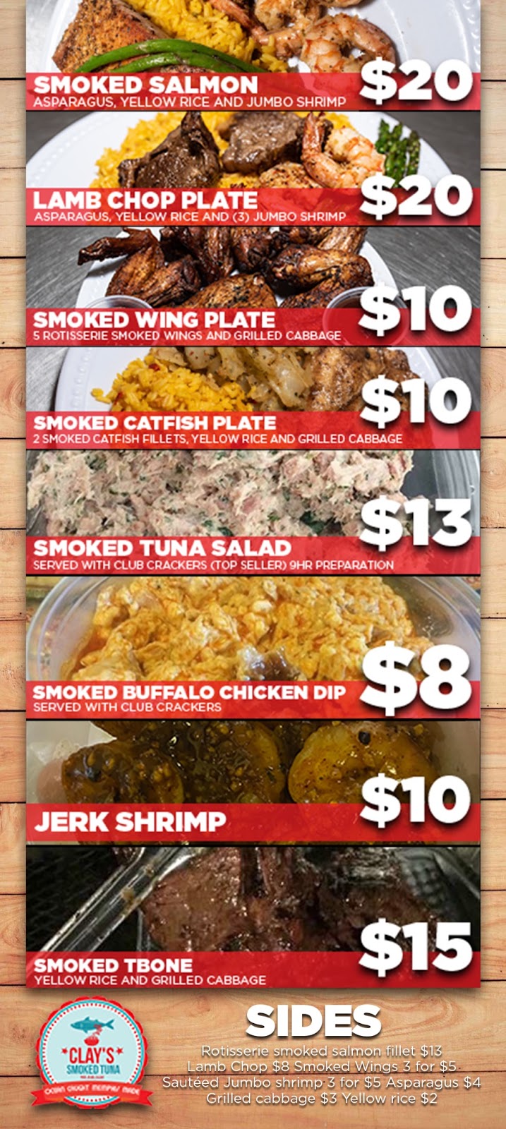 Clays Smoked Tuna | restaurant | 726 North Pkwy, Memphis, TN 38105, USA | 9018485640 OR +1 901-848-5640