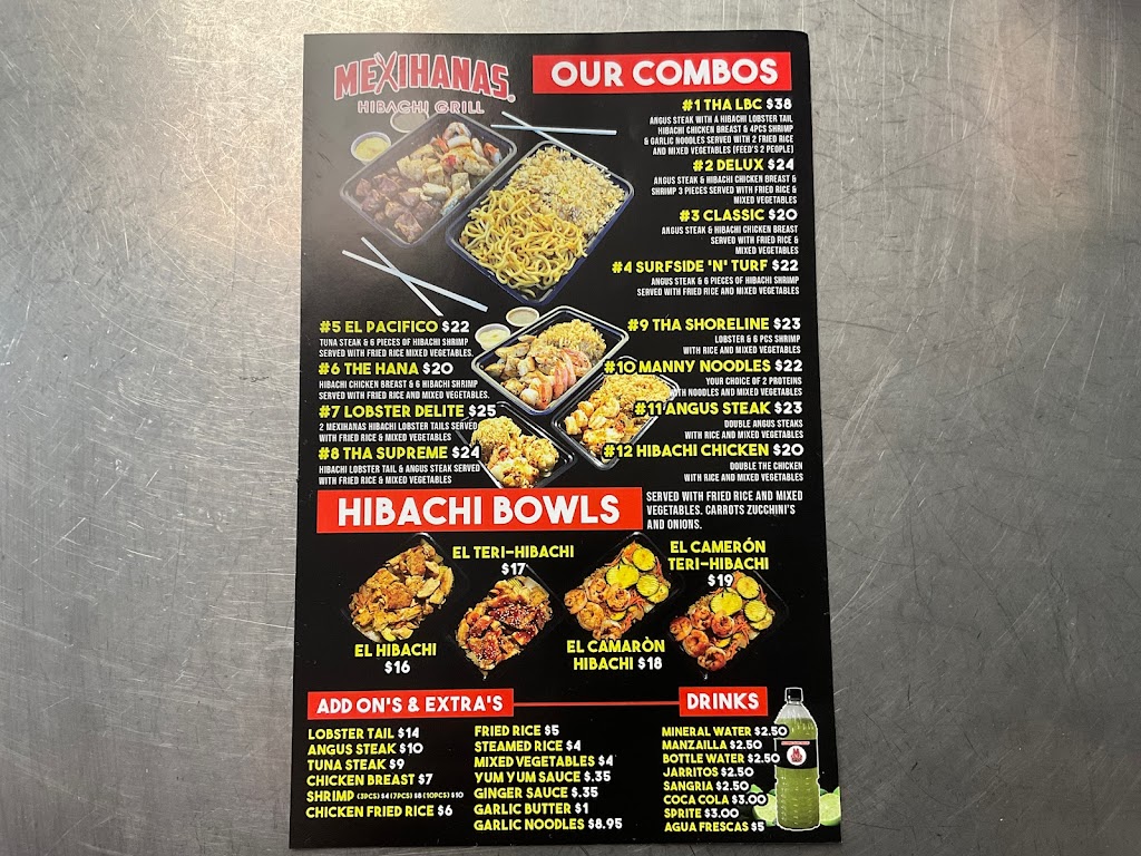 Mexihanas Hibachi Grill #2 | restaurant | 2222 Palo Verde Ave, Long Beach, CA 90815, USA | 5624312803 OR +1 562-431-2803