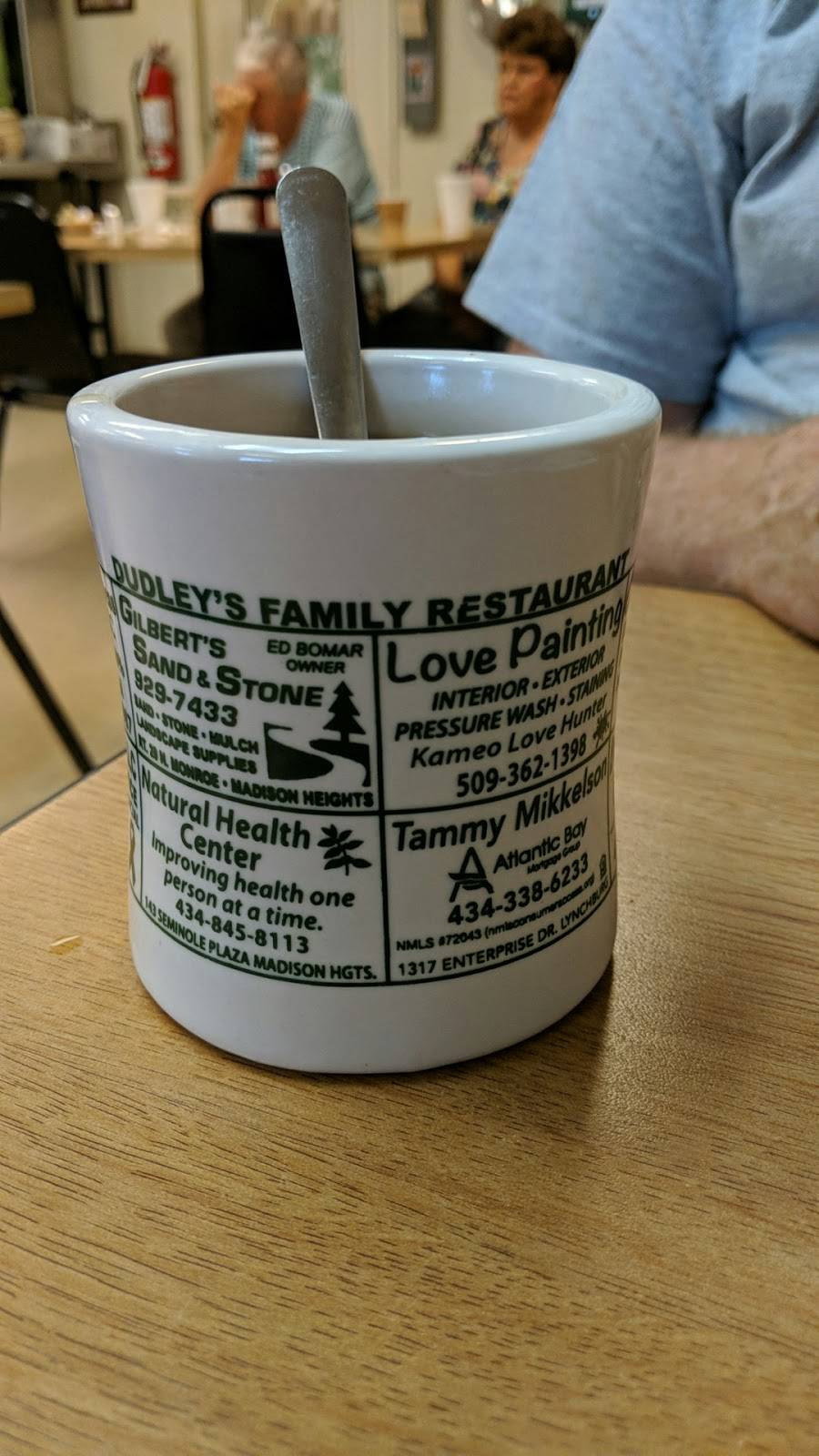 Dudleys Family Style Restaurant | restaurant | 4614 S Amherst Hwy, Madison Heights, VA 24572, USA | 4348455345 OR +1 434-845-5345