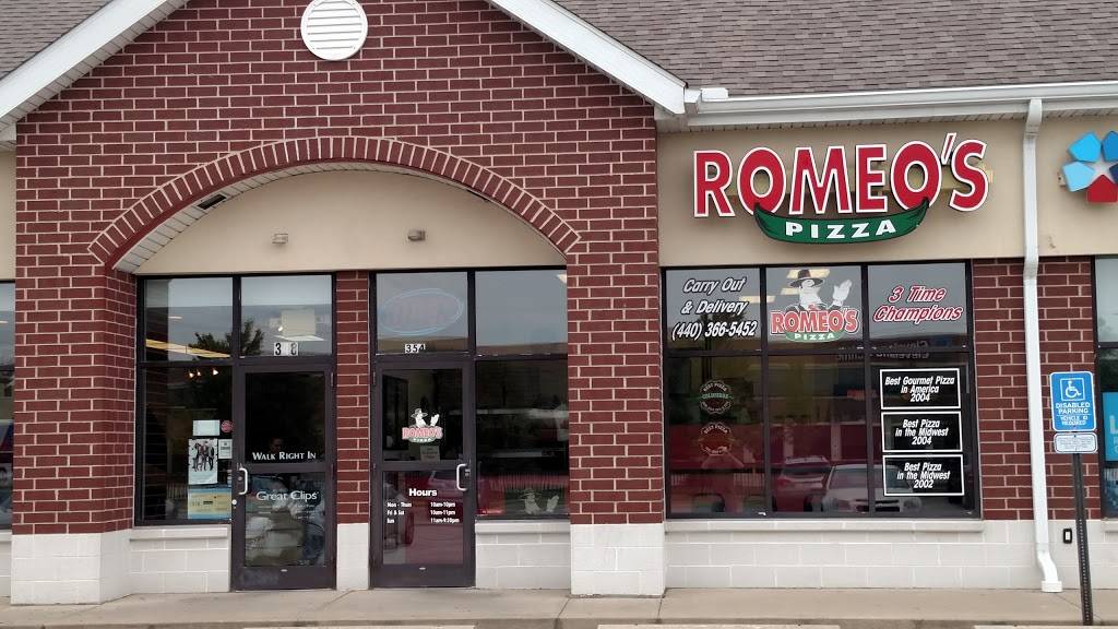 Romeos Pizza | restaurant | 354 Chestnut Commons Dr, Elyria, OH 44035, USA | 4403665452 OR +1 440-366-5452