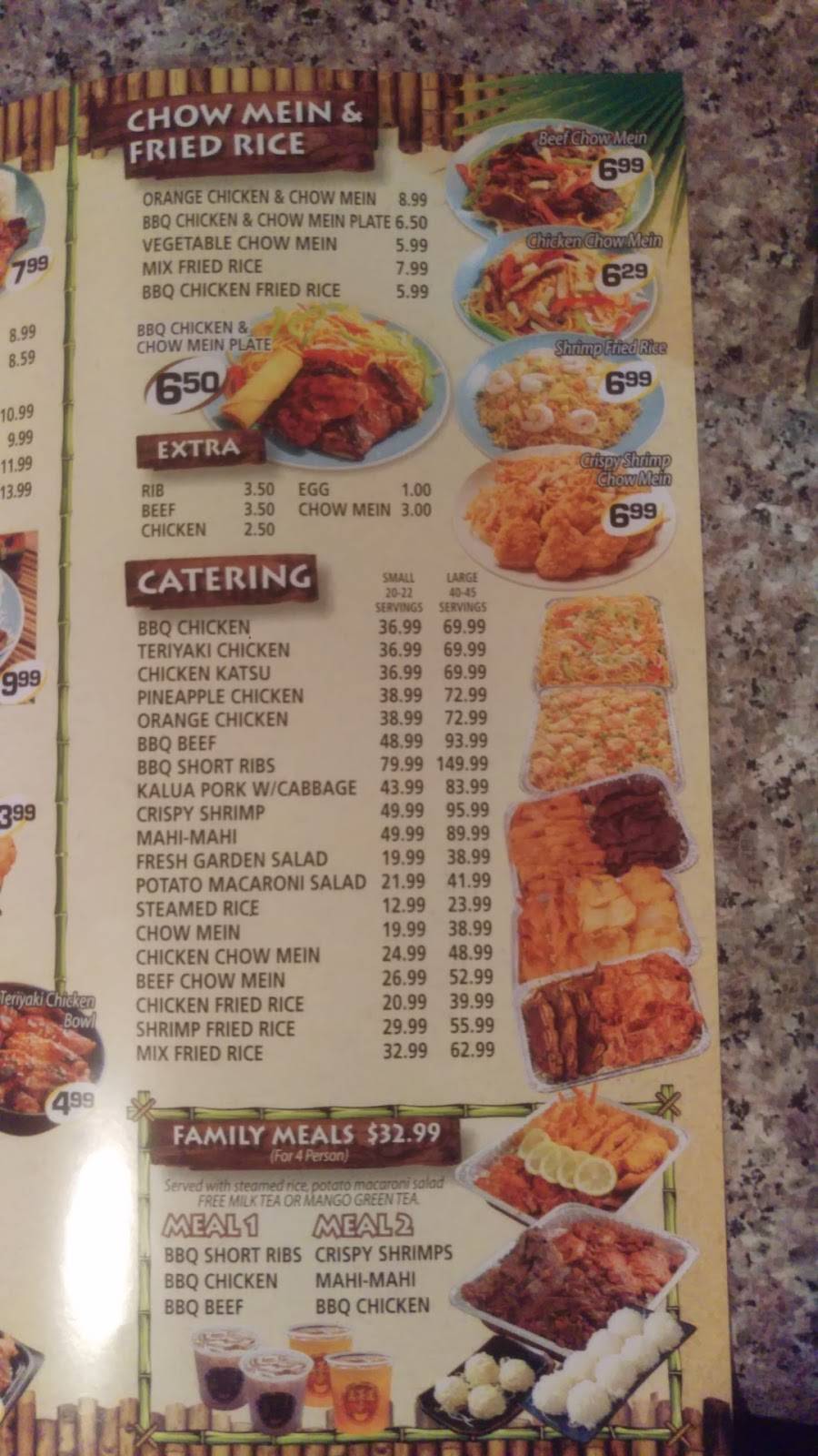 Tasty Hawaiian Grill & Tea Bar | restaurant | 2615 Santa Ana St, South Gate, CA 90280, USA | 3235813288 OR +1 323-581-3288