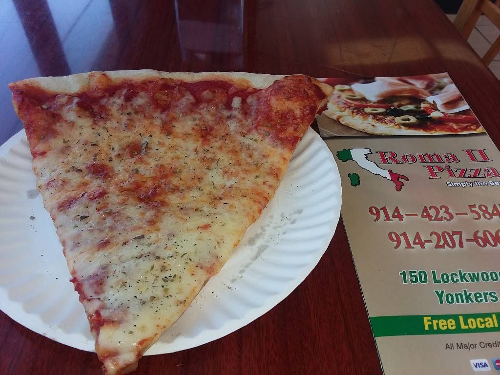Roma II Pizza | restaurant | 152 Lockwood Ave, Yonkers, NY 10701, USA | 9144235845 OR +1 914-423-5845