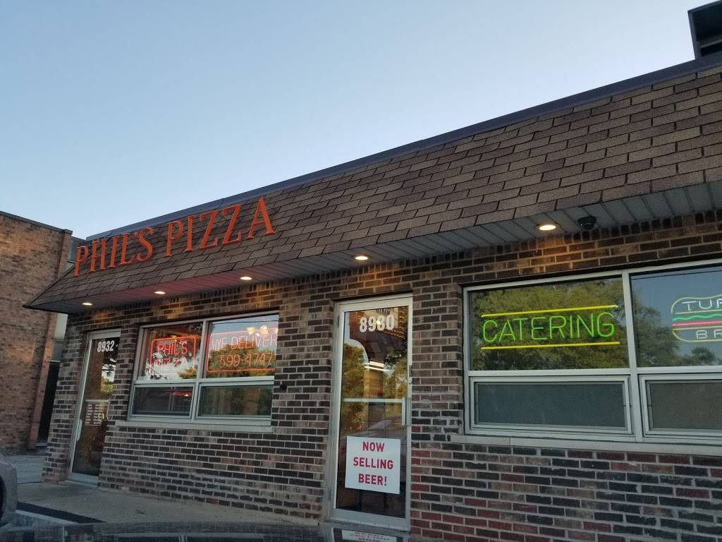 Phils Pizza | restaurant | 8932 Ridgeland Ave, Oak Lawn, IL 60453, USA | 7085994747 OR +1 708-599-4747