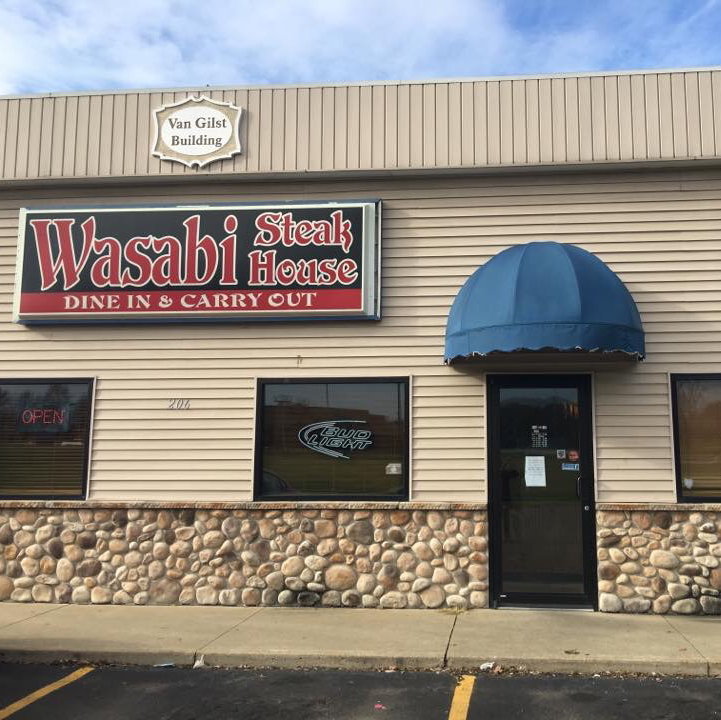 Wasabi Japanese Steakhouse & Sushi | restaurant | 206 Johnston St, Goshen, IN 46528, USA | 5745338700 OR +1 574-533-8700
