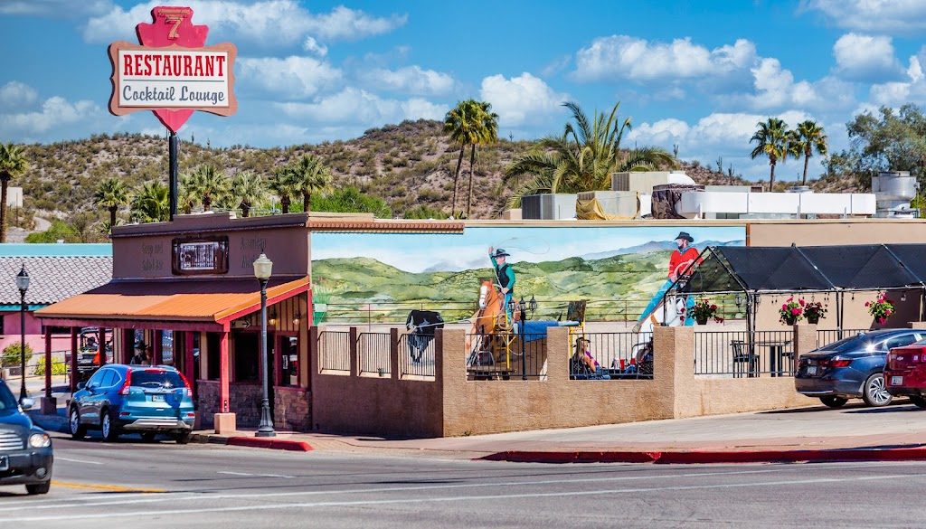 Rancho Bar 7 Restaurant | restaurant | 111 E Wickenburg Way, Wickenburg, AZ 85390, USA | 9286842492 OR +1 928-684-2492