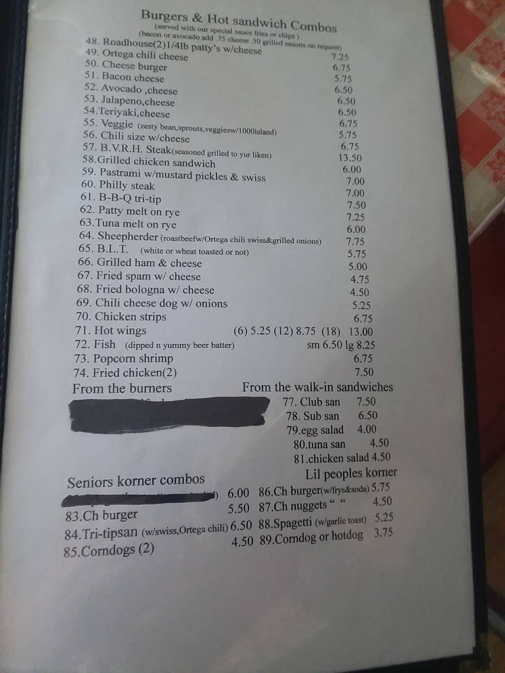 Buena Vista Road House Cafe | restaurant | 28323 CA-119, Taft, CA 93268, USA | 6617634782 OR +1 661-763-4782