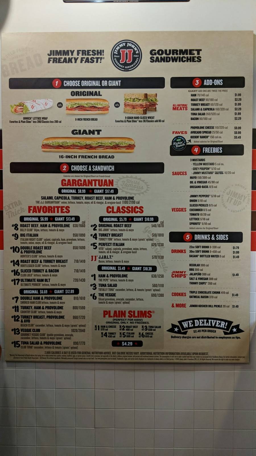 Jimmy Johns | meal delivery | 9998 Highland Rd, Hartland, MI 48353, USA | 8106326500 OR +1 810-632-6500