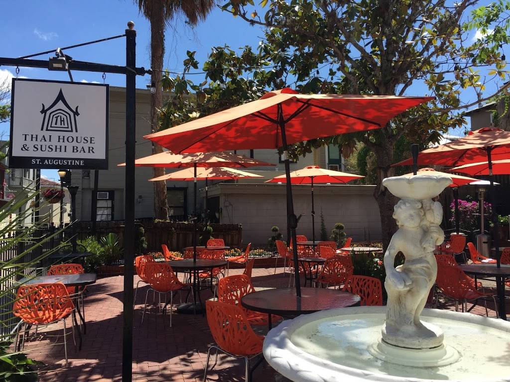 Thai House & Sushi Bar | restaurant | 21 Hypolita St, St. Augustine, FL 32084, USA | 9045472095 OR +1 904-547-2095