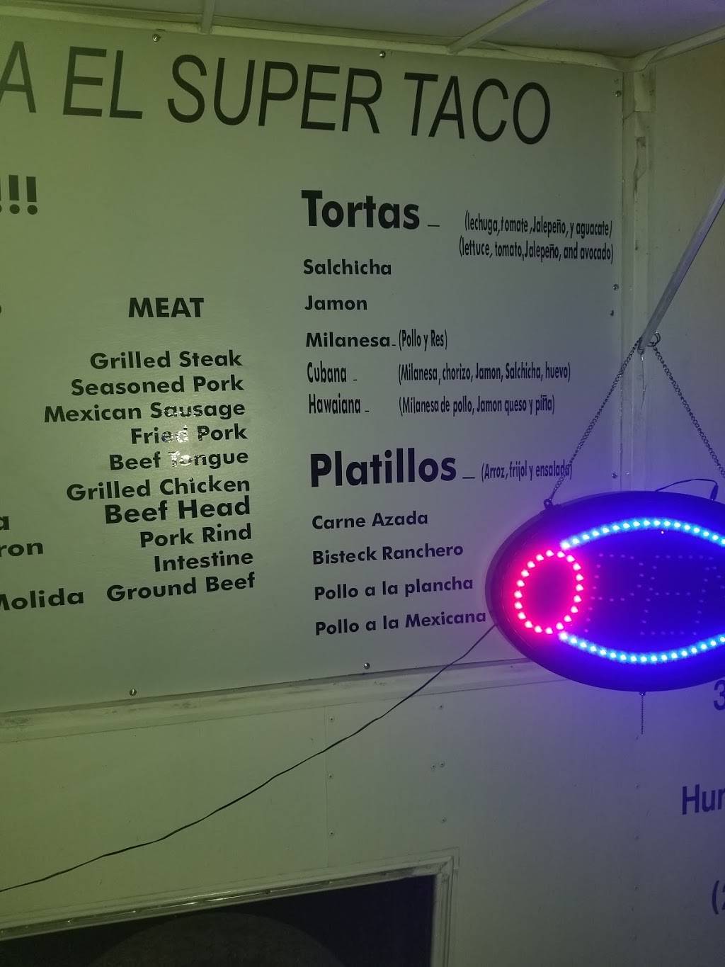 Super Taco taco truck | restaurant | 1076 Winchester Rd NE, Huntsville, AL 35811, USA | 2569477878 OR +1 256-947-7878